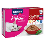 Vitakraft Poésie Classic i sås mixpaket - 24 x 85 g