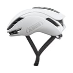 ABUS Casque de vélo de course GameChanger 2.0 - Casque aérodynamique haute performance avec aérodynamisme et ventilation optimisés - pour hommes et femmes - Taille S, Blanc