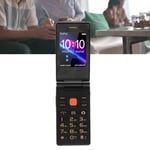 4G Flip Phone 1.3MP Camera Flip Phone Alarm Clock Double Screen For Daily Use