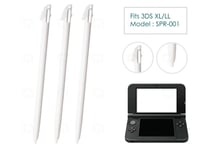 3 x White Stylus for Nintendo 3DS XL/LL Plastic Stylus Replacement Parts Pen