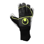 uhlsport Supergrip+ Flex Frame Carbon Gants de Gardien de But de Football pour Hommes et garçons - stabilisation maximale des Doigts, Corps de Gant en néoprène et supergrip, 8