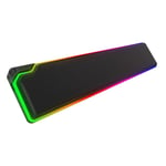 Tangentbord RGB handledsstöd Ergonomiskt mjukt memory foam som stöds handledsstödsdyna lindrar handsmärta för spelkontor