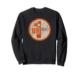 UH-1 Huey Helicopter (distressed) Sweatshirt