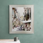 Summer Street I by Richard Macneil Framed Print