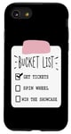 Coque pour iPhone SE (2020) / 7 / 8 Bucket List Obtenir des billets Spin Wheel Win Game Show Hilarant