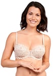 Sans Complexe - Arum - Soutien-Gorge Emboitant en Dentelle avec Armatures - Classique - Femme - Skin - 85F