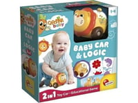 Carotina Baby Lion Bil Och Pussel Spel 102266 Lisciani