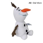 st 30/40/46/50 cm Frozen Anna Elsa Olaf Dockor Snow Queen Princess Stuffed Plysch Olaf-Perfet Olaf 46cm