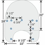 Vindruta memphis shades hd - Vindrutor ersättning till harley davidson 38 cm 15 tum roadking clear lucite