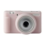 Étui en silicone pour appareil photo pour Sony ZV-1F/ZV1 M2 Soft Silicone Skin Protective Body Cover - Type Jello Pink