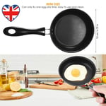 Mini Frying Pan 1 Egg Small Pancake Pan Aluminium Goldflon Non Stick Pan 12cm UK