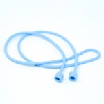 System-S 10x Silicone Holder for AirPods Headphones in Light Blue