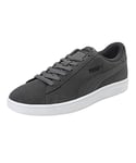 PUMA Mixte Smash V2 Baskets, Castlerock Puma Noir Puma Blanc, 44.5 EU