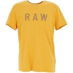 T-shirt G-Star Raw  Raw r t dull yellow mc tee