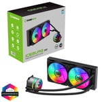 GameMax Iceburg 240mm AIO Water Cooler LED Fan CPU Liquid Cooling System PC Kit.