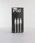 Apple iPod Audio/Video Cable Composite RCA (M)-Mini-Phone 3.5mm (M) (M9765G/B)