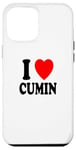 Coque pour iPhone 12 Pro Max I Heart (Love) Cumin Culinary Chef Mexicain Indien Asiatique