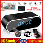 1080P Camera Clock APP WiFi Infrared Night Vision Security Nanny Cam Alarm