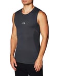 THE NORTH FACE Active S/L Crew Neck Shirt Men Asphalt Grey/TNF Black Size M-L 2020 Underwear