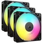 CORSAIR RS120 ARGB PWM 120mm Fans Triple Pack - Black CO-9050181-WW