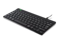 R-Go Compact Break - Clavier - USB - AZERTY - Belge - noir