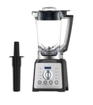 Blender Mixeur électrique Smoothie de 2L 2000W gris noir Vendos85