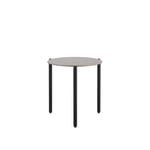 Kartell - Undique Low Table 48x51 Black Legs Black Terrazzo - Soffbord - Patricia Urquiola - Svart - Metall/Sten