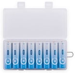 8 PACK of Nice Power AA Lithium Batteries 3000mah 1.5V Battery Capacity LR6