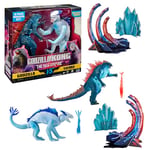 MonsterVerse - Godzilla x Kong, Pack de 2 Figurines articulées, 15 cm, Godzilla vs Shimo, pour Les Enfants à partir de 4 Ans, MN3041