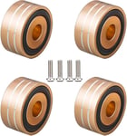 Lot De 4 Pieds D'Absorbeur Hifi - 40 Mm X 20 Mm - En Aluminium - Pour Caisson De Basses, Haut-Parleurs, Amplificateur Et Platine Vinyle[VID063612]