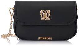 Love Moschino Women's jc4134pp1i Shoulder Bag, Black, 22,5X15X8