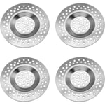 4 Pcs Filtre évier Cuisine,Grille Evier Cuisine,Filtre Lavabo,Filtre Cheveux Baignoire,en Acier Inoxydable,pour Évier de Cuisine/Salle de