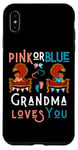 Coque pour iPhone XS Max Rose ou bleu Grandma Loves You Granny Nana Mimi Grandmother