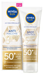 Nivea Solaire 40 Ml. Visage Fp50 Anti-taches Lumin 93696 Fabriqué en Italie