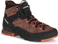 AKU Hiking Boots Men's Rock DFS Mid GTX Gore-Tex Hiking Shoes Brown 3.5 UK 36 EU