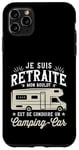 Coque pour iPhone 11 Pro Max Camping Car Papy Humour Camping Car Cadeau Campeur Retraite