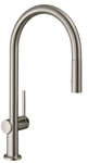 Hansgrohe Talis M54 köksblandare 210, med utdragbar handdusch, 2jet (Stainless Optic)