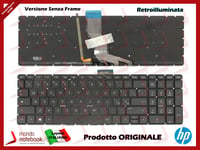 Clavier Ita Ordinateur Portable HP Série 15-AB 15-AK 15-AN 15-AU 15-BC Rücklicht