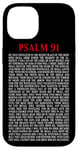 iPhone 14 Psalms 91 Full KJV Bible Verse Protection & Safety Blessing Case