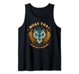 Heart of a Champion - Kickboxing and Muay Thai Angry Tiger Tank Top