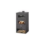 Poêle à bois avec four giorgia 10-12 kw