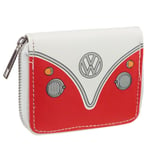 VW VOLKSWAGEN CAMPER VAN BUS RED BLUE ZIP COIN WALLET PURSE NEW WITH TAGS