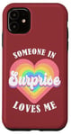 Coque pour iPhone 11 Someone In Surprise Loves Me City Cœur