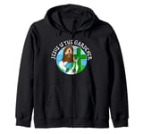 Jesus Is The Gardener, Gardening Church Funny Zip Hoodie