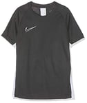 Nike Y NK DRY ACDMY19 TOP SS T-shirt Mixte Enfant Anthracite/Blanc FR : M (Taille Fabricant : M)