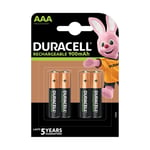 Duracell Rechargeable AAA 900mAh Batteries - 4 Pack