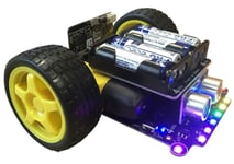 4Tronix Micro:Bit Robobit Mk3 Buggy, Expansion Board, Micro:Bit, Svart, Gult