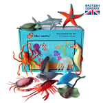 Sea Creature Toy Plastic Animal Figures set of 12 - from UK ***Damaged Box ***