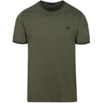 T-shirt Fred Perry  T-Shirt Vert Olive W49