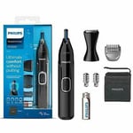 Philips Nose Hair Trimmer Series 5000 Nose Ear and Eyebrow Trimmer NT5650/16